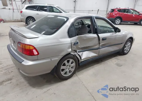 2000 Honda Civic Lx from USA, damaged, VIN 1HGEJ6674YL063592